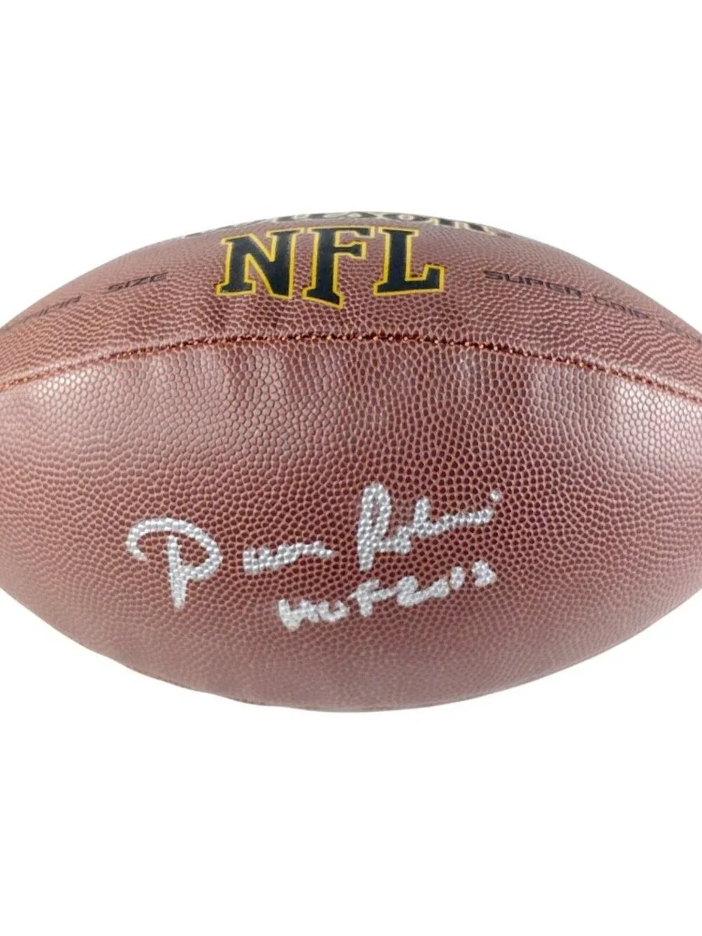 Dave Robinson Signed Wilson NFL Football Packers HOF 2013 Proof COA